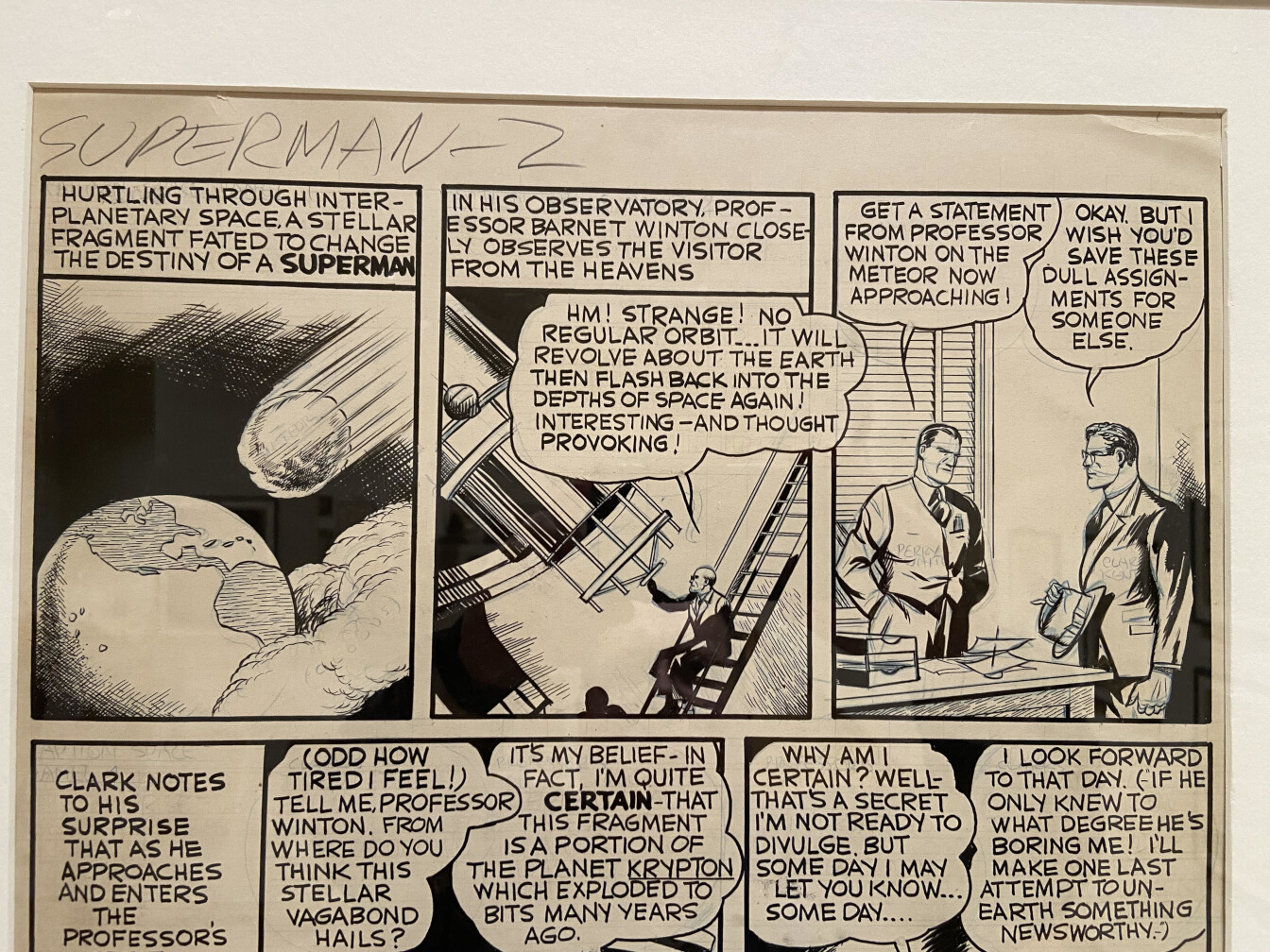 Secret of the K-Metal 1940 Shuster Studio Artwork - Page 2 - top third