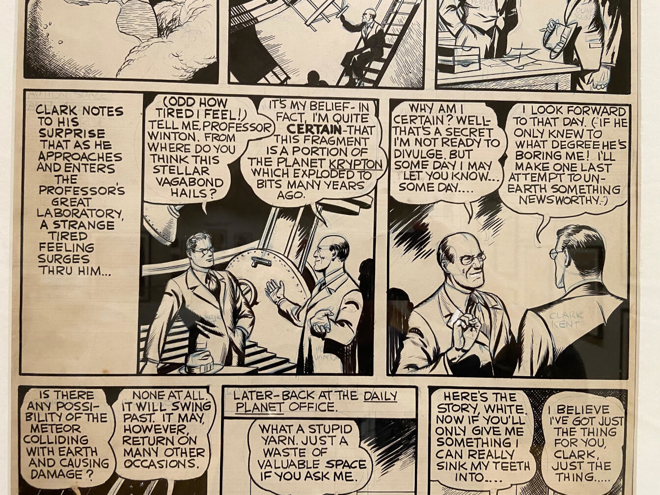Secret of the K-Metal 1940 Shuster Studio Artwork - Page 2 - middle third