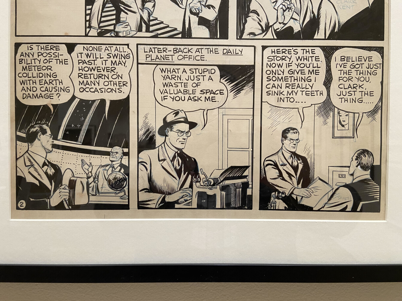 Secret of the K-Metal 1940 Shuster Studio Artwork - Page 2 - bottom third