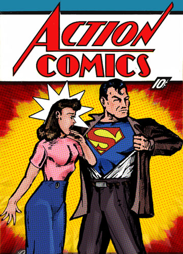 The Secret of the K-Metal Action Comics Cover by Angel and Steve Criado